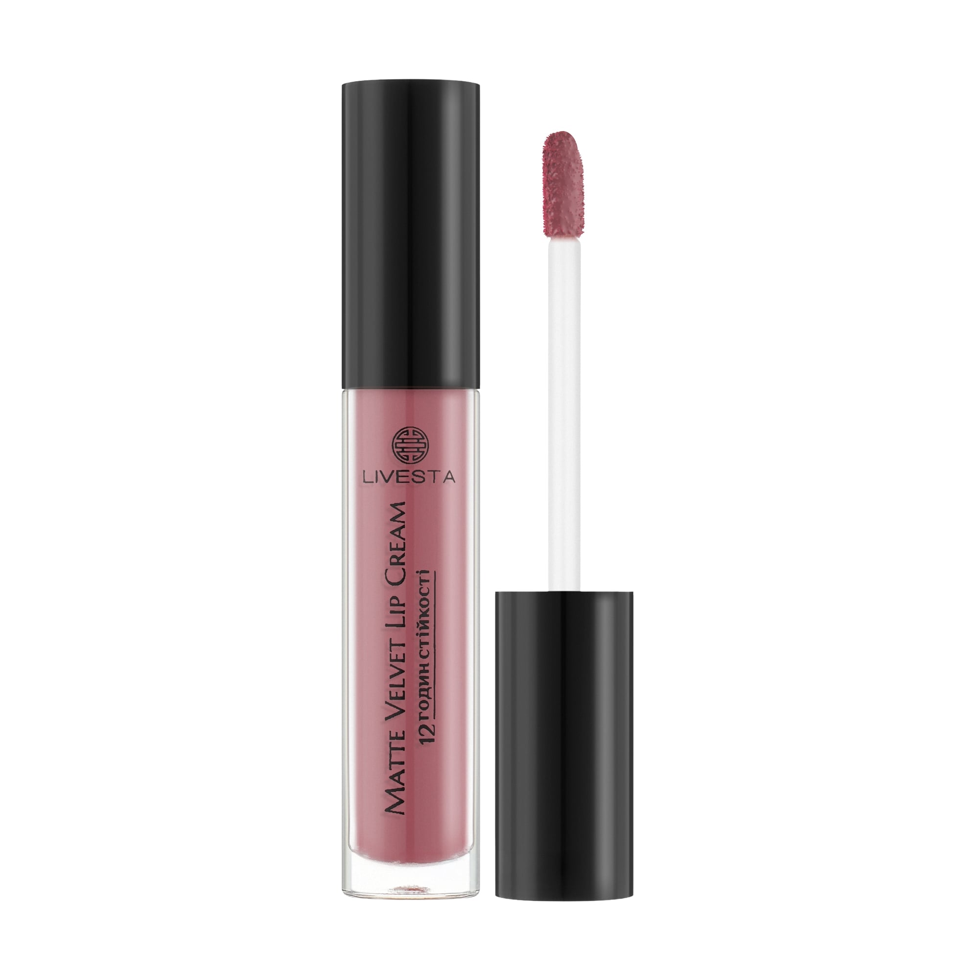 Рідка матова помада для губ LIVESTA Matte Velvet Lip Cream 3 Порцелянова троянда, 5.5 мл